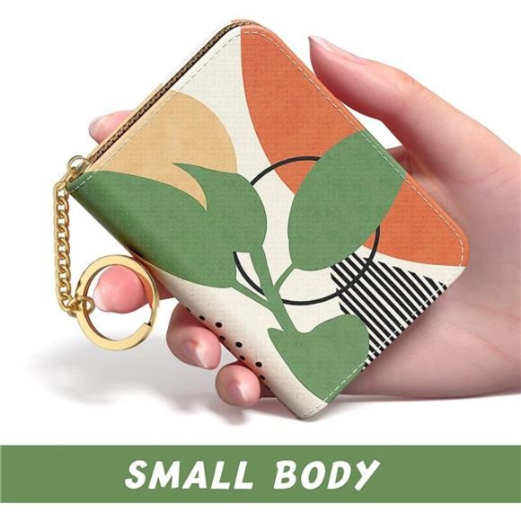 Credit Card Holder for Women Tropical Plants - Picture 2 of 7